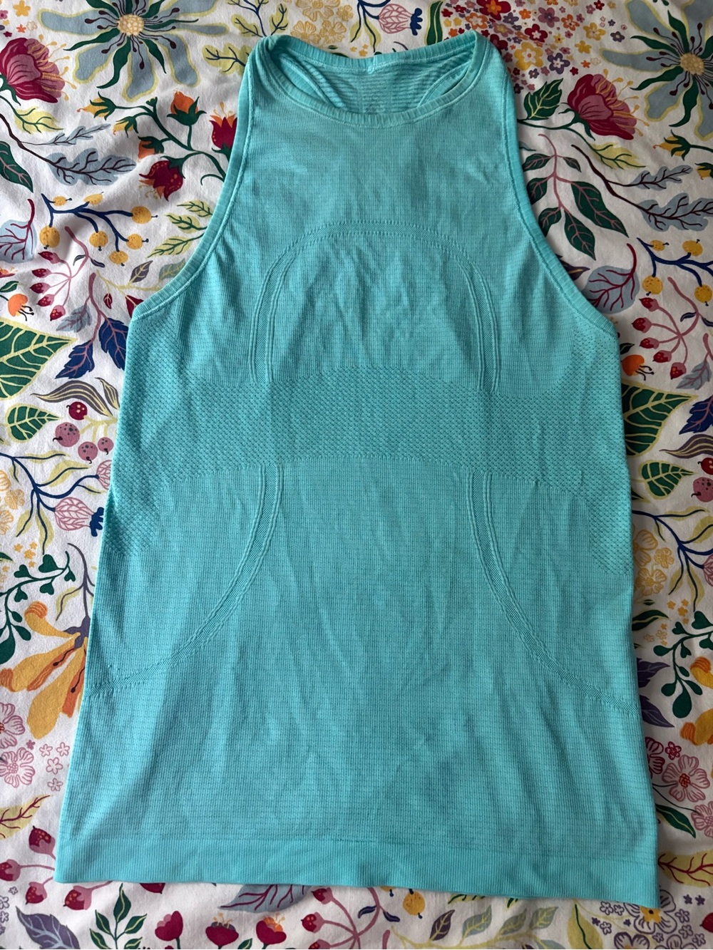 Lululemon light teal swiftly tank top